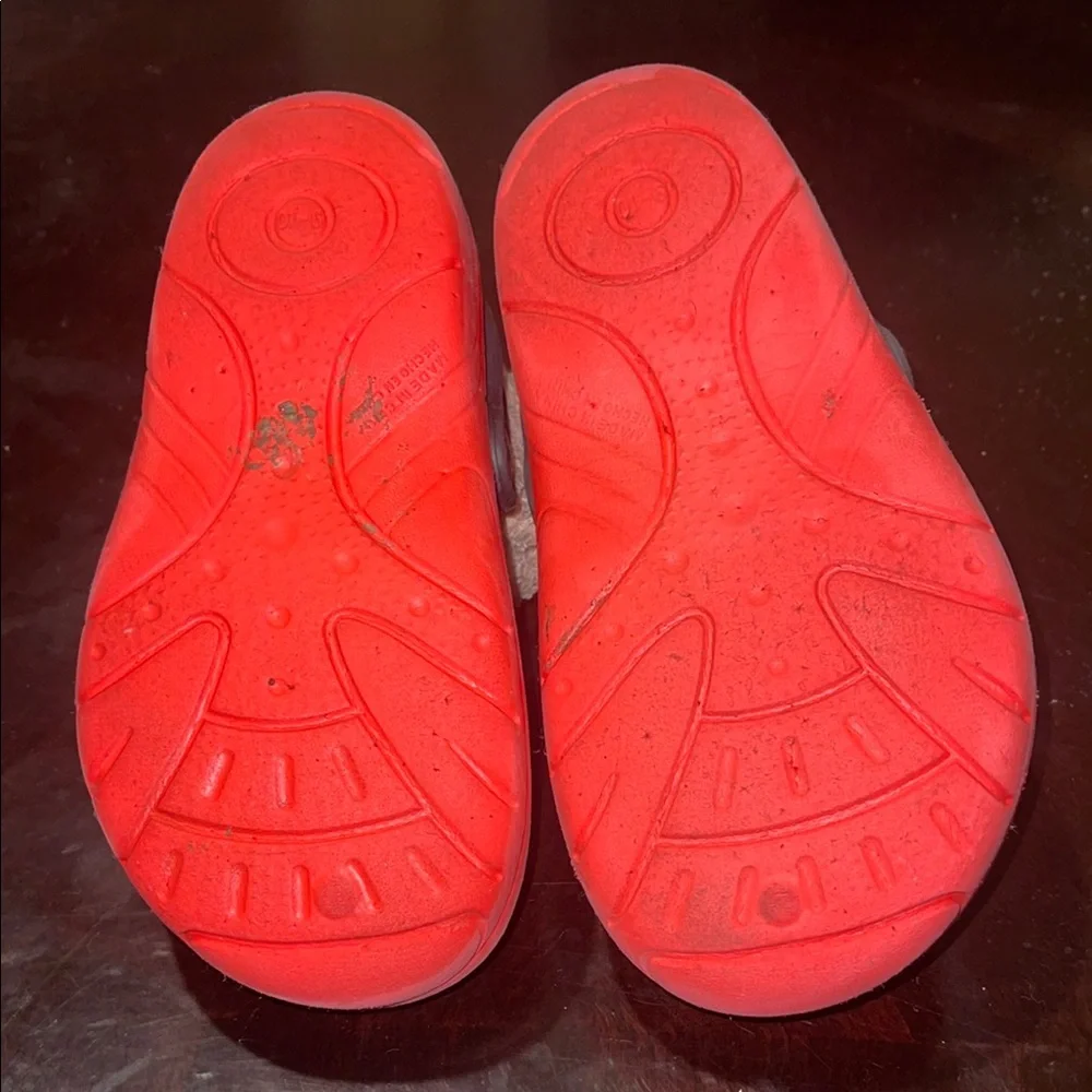 Disneys Mickey Mouse and friends Kids Red Clogs